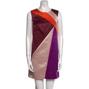 Milly Colorblock Sleeveless Dress